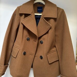 Brand New Nautica Camel Peacoat